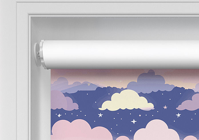 Cloudy Cosmos, Purple Twilight - Twist&Fit Roller Blind - Image 9